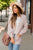 Ribbed Trim Knit Cardigan - Betsey's Boutique Shop - Coats & Jackets