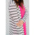 Textured Striped Tunic Cardigan - Betsey's Boutique Shop