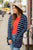 Thin Striped Knit Tunic Cardigan - Betsey's Boutique Shop - Coats & Jackets