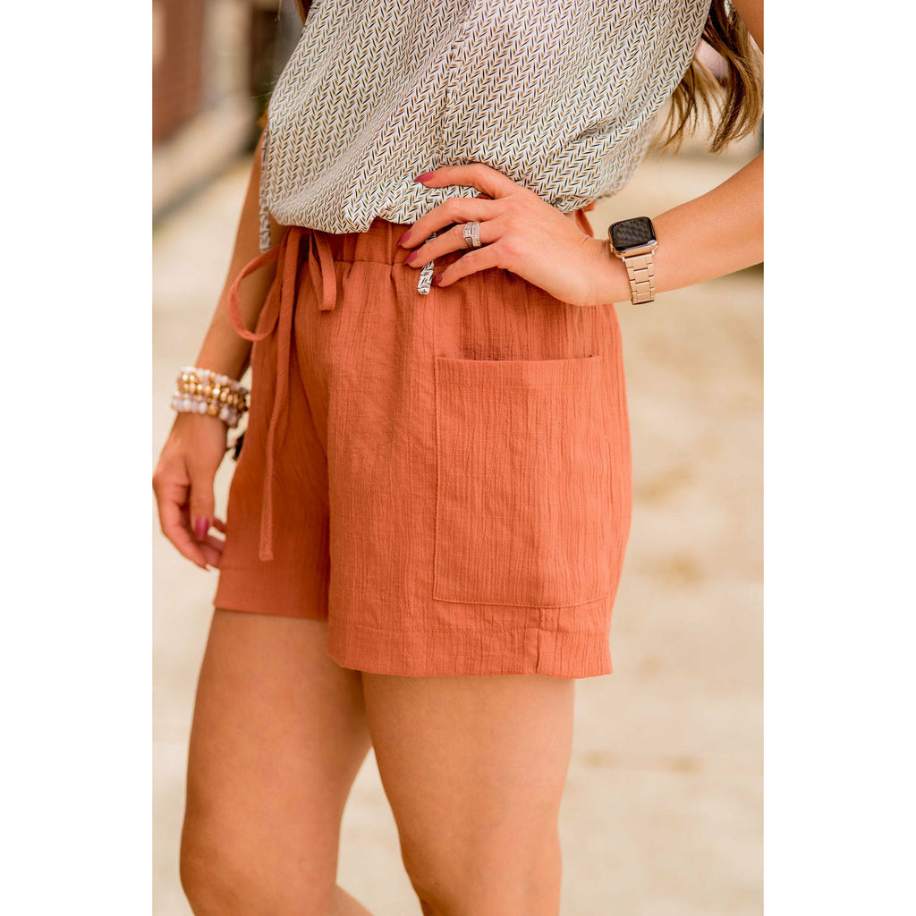 Pocket Front Shorts - Betsey's Boutique Shop