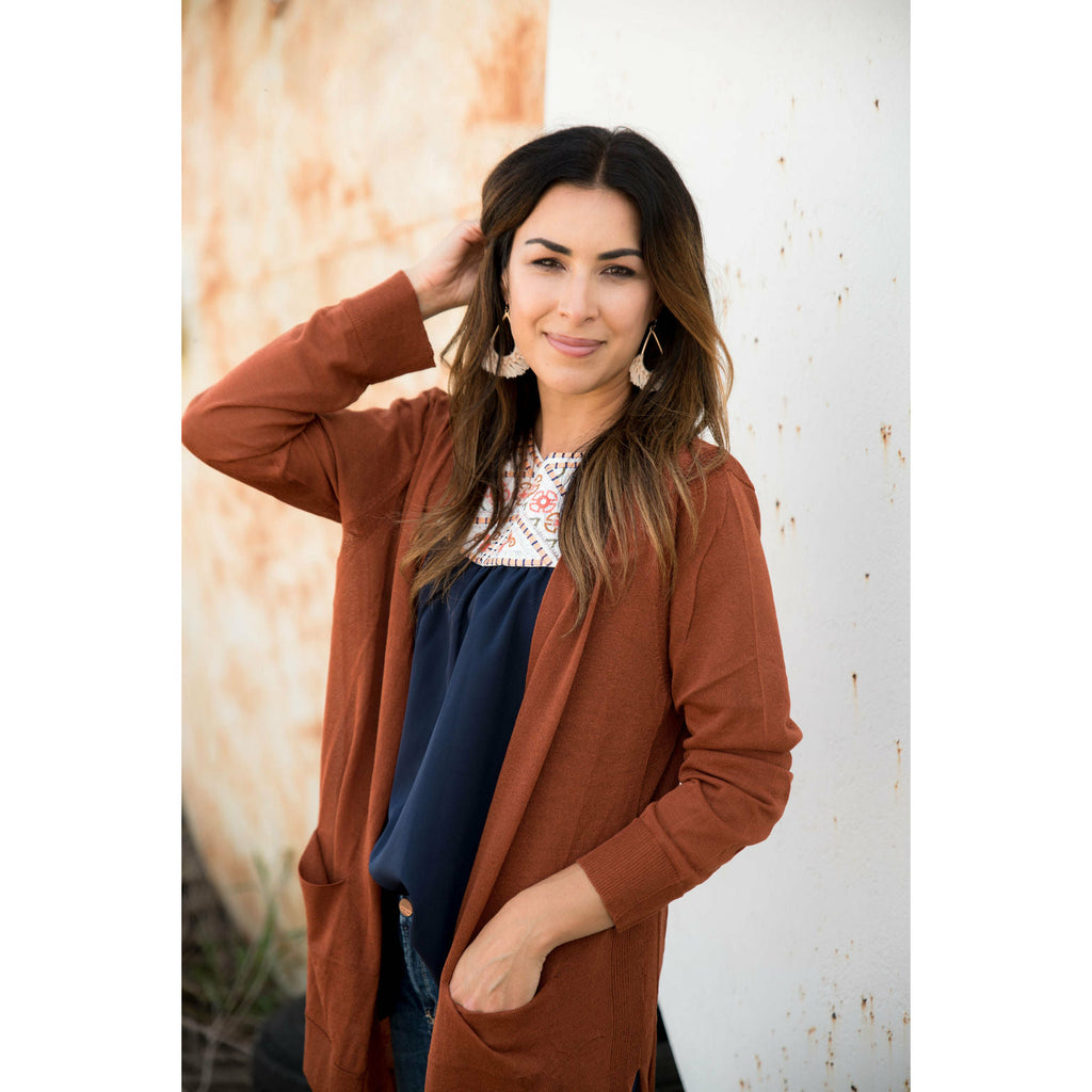 Tissue Button Cardigan - Betsey's Boutique Shop - Coats & Jackets