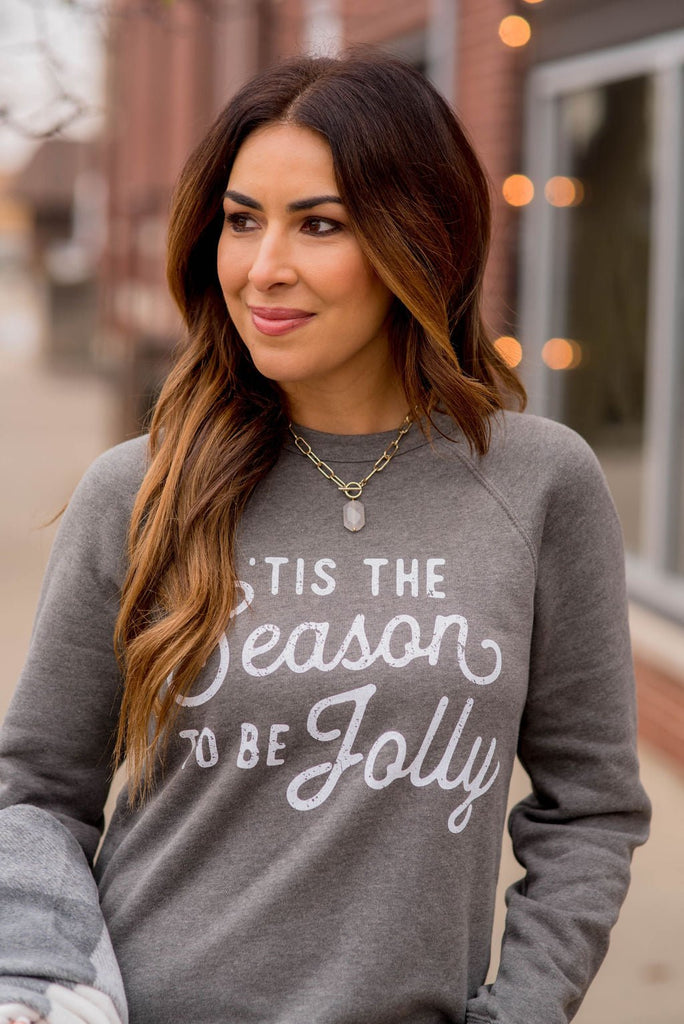 'Tis The Season Graphic Crewneck - Betsey's Boutique Shop -