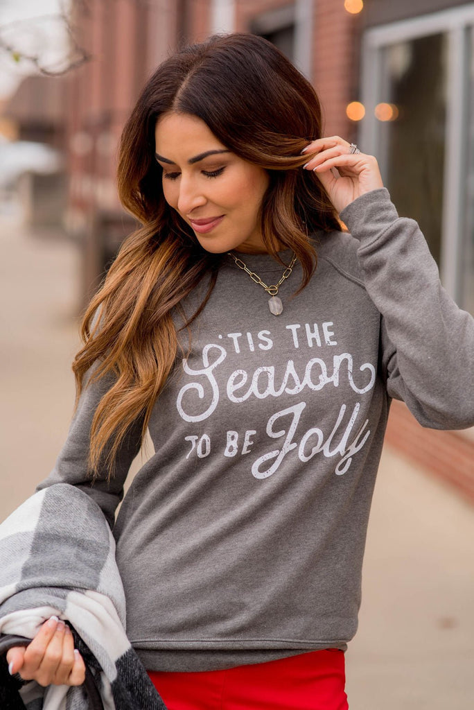 'Tis The Season Graphic Crewneck - Betsey's Boutique Shop -