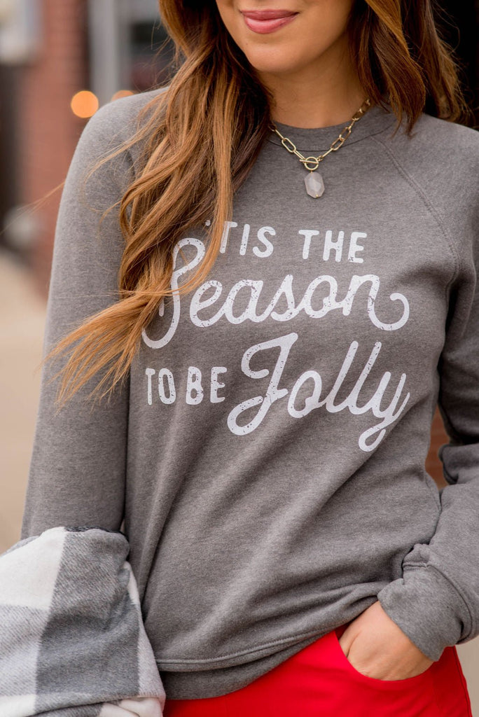 'Tis The Season Graphic Crewneck - Betsey's Boutique Shop -