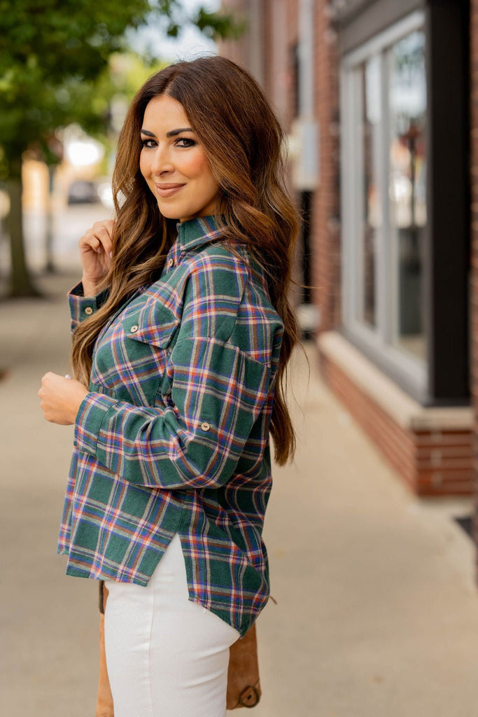 Speechless Plaid Flannel - Betsey's Boutique Shop -