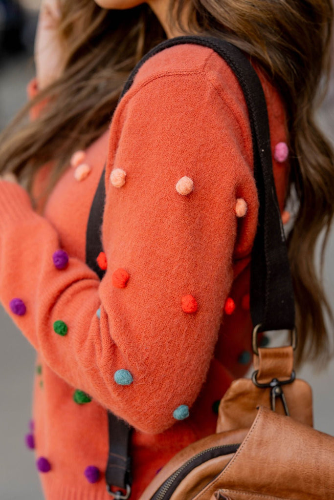 Pom Pom Sweater - Betsey's Boutique Shop -