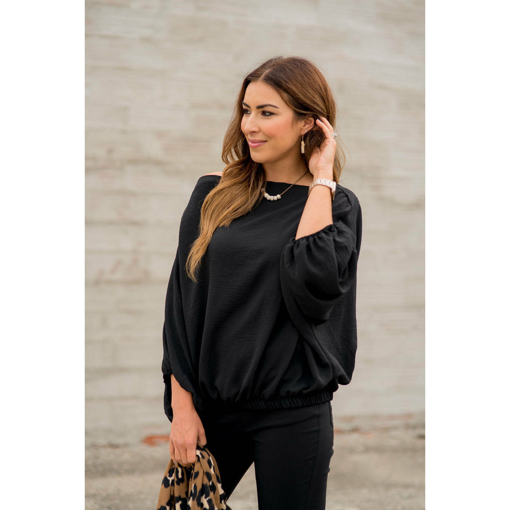 Bold & Sassy 3/4 Sleeve Blouse - Betsey's Boutique Shop