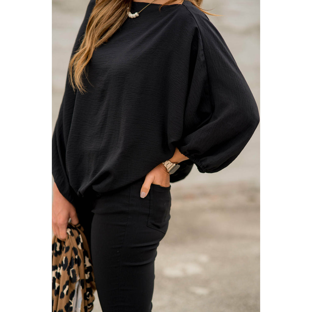 Bold & Sassy 3/4 Sleeve Blouse - Betsey's Boutique Shop