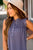 Ruched Top Button Accent Tank - Betsey's Boutique Shop - Shirts & Tops