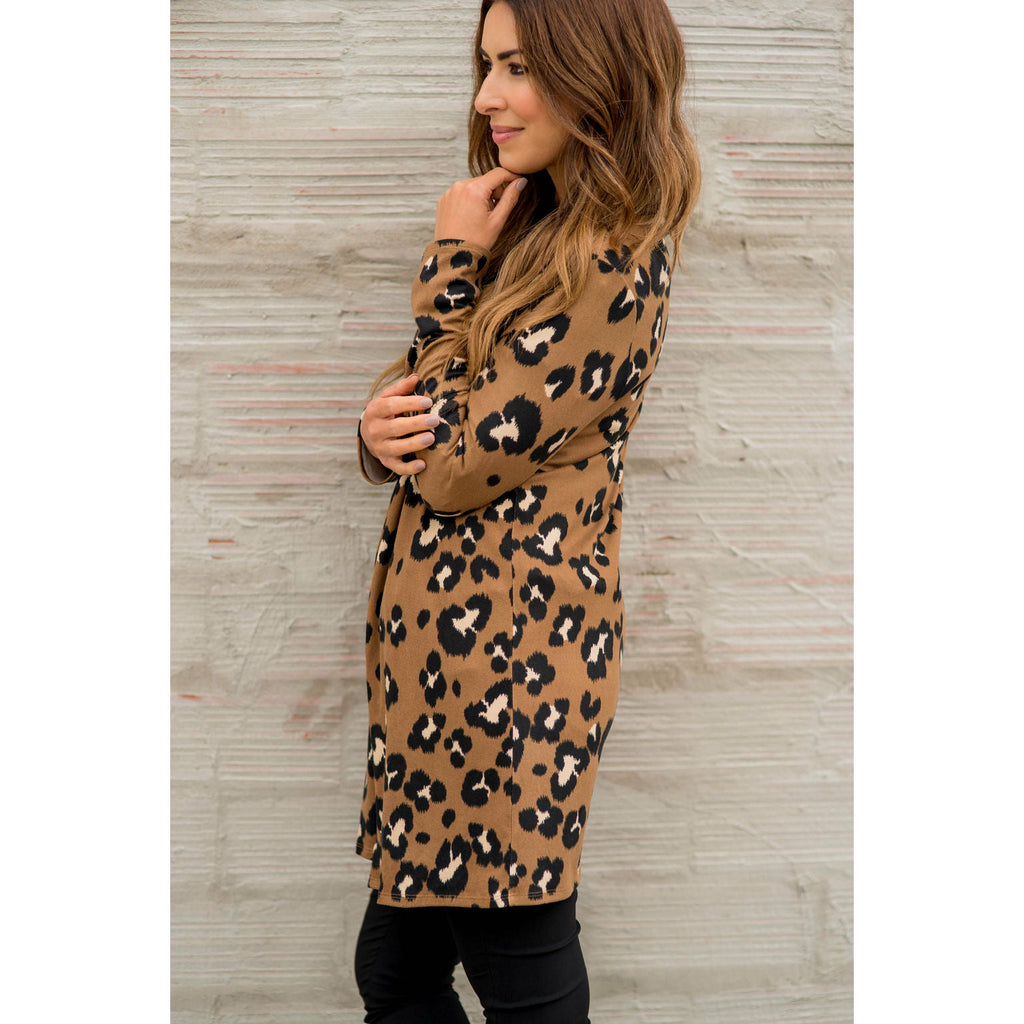 Lightweight Leopard Cardigan - Betsey's Boutique Shop