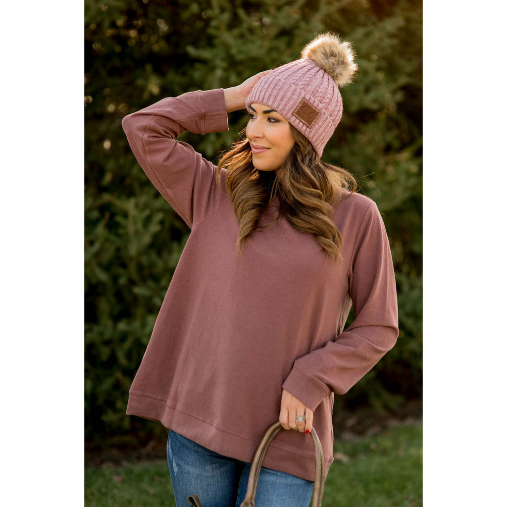 Basic Sweatshirt - Betsey's Boutique Shop - Outerwear