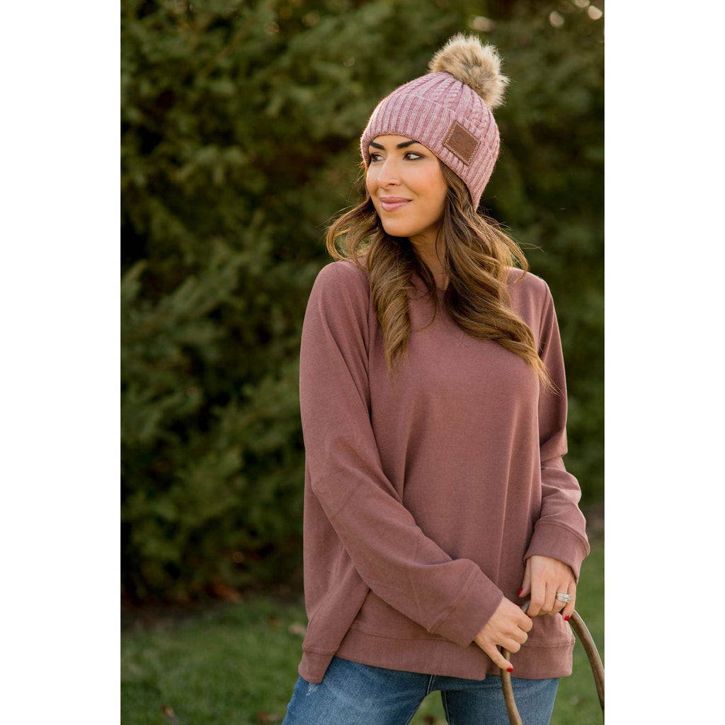 Basic Sweatshirt - Betsey's Boutique Shop - Outerwear