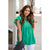 Peplum Flutter Sleeve Blouse - Betsey's Boutique Shop - Shirts & Tops