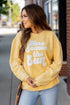 Here Comes The Sun Ribbed Graphic Crewneck