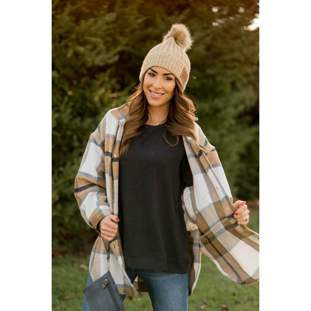 Basic Sweatshirt - Betsey's Boutique Shop - Outerwear