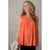 Cut Out Lightweight Tank - Coral - Betsey's Boutique Shop - Shirts & Tops