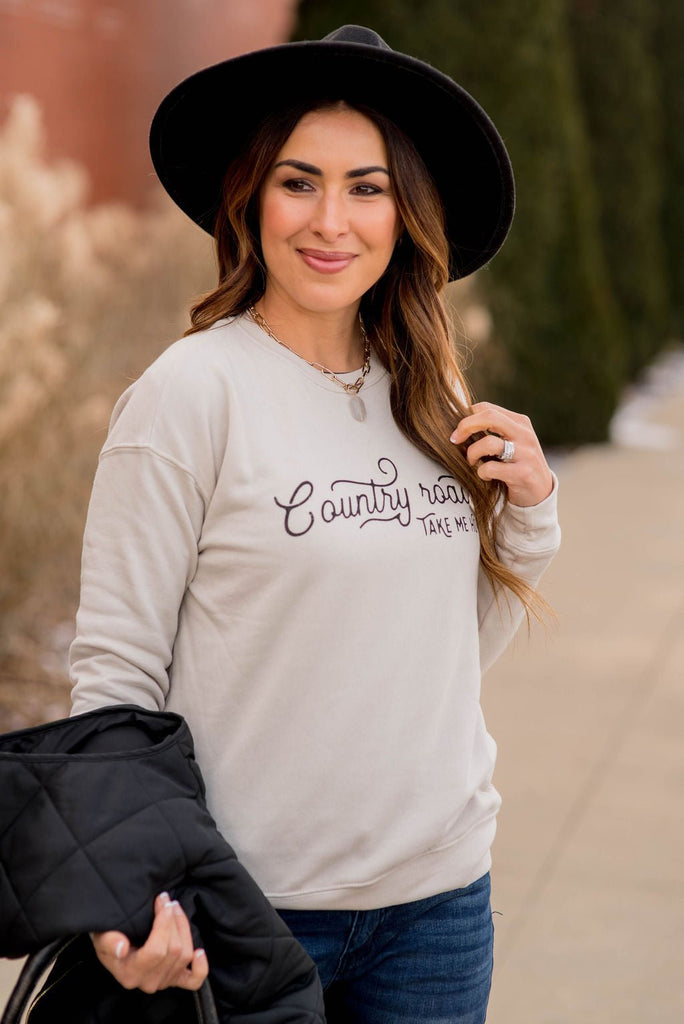 Country Roads Crewneck - Betsey's Boutique Shop