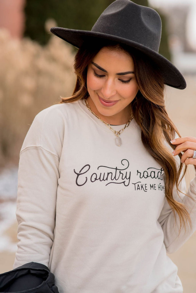 Country Roads Crewneck - Betsey's Boutique Shop