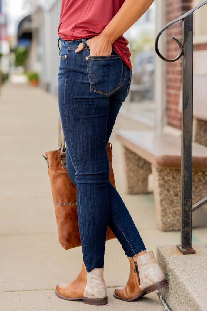 Connie Denim Jeans - Betsey's Boutique Shop -