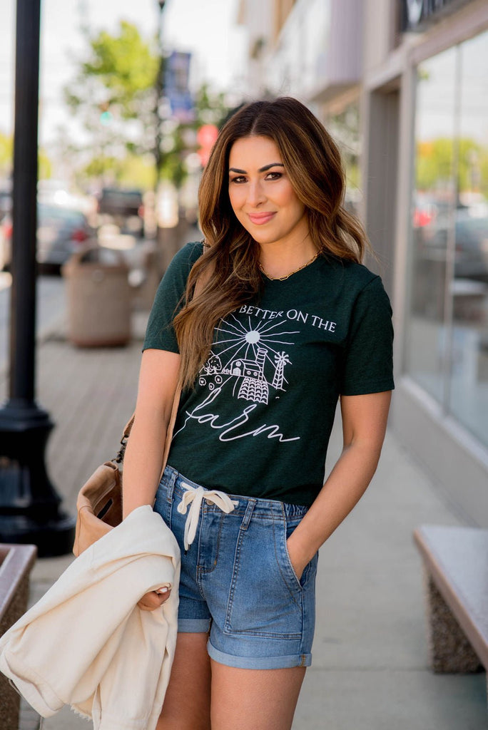 On The Farm Graphic Tee - Betsey's Boutique Shop -