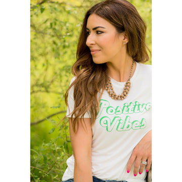 Positive Vibes Graphic Tee - Betsey's Boutique Shop