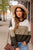 Texture Blocked Sweater - Betsey's Boutique Shop -