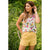 Ribbon Trimmed Floral Blouse Tank - Betsey's Boutique Shop - Shirts & Tops