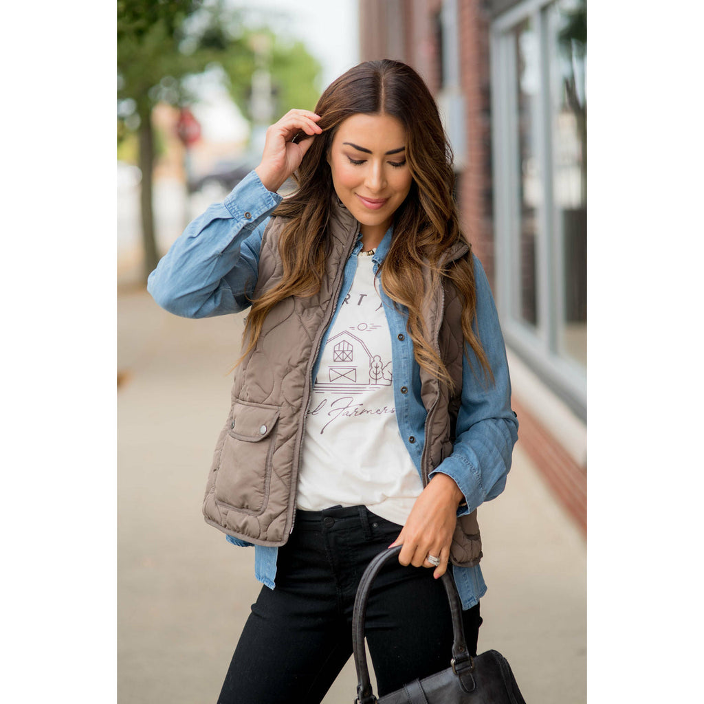 Pocket Puffer Vest - Betsey's Boutique Shop