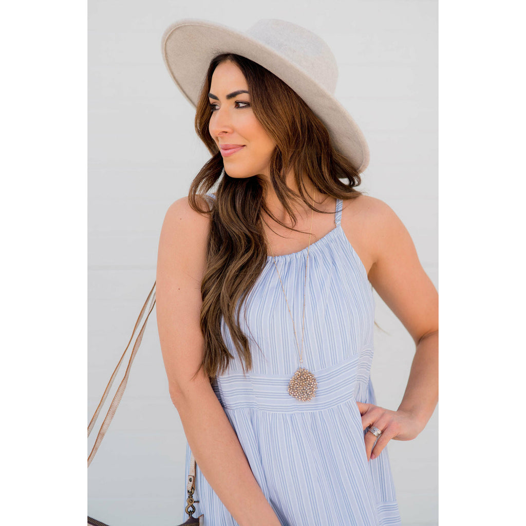 Tiered Stripe Tank Dress - Betsey's Boutique Shop