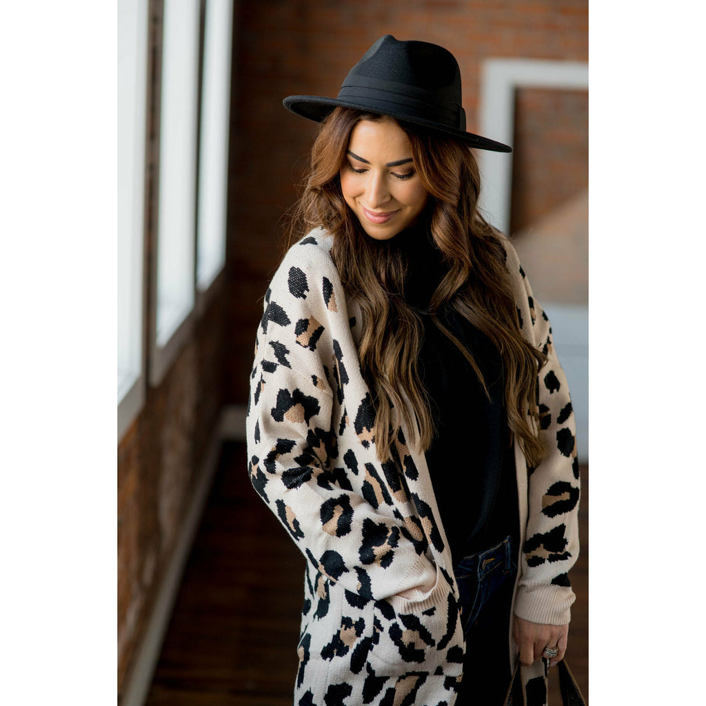 Safari Ready Leopard Tunic Cardigan - Betsey's Boutique Shop