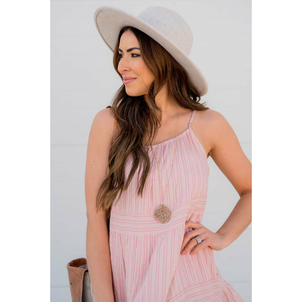 Tiered Stripe Tank Dress - Betsey's Boutique Shop