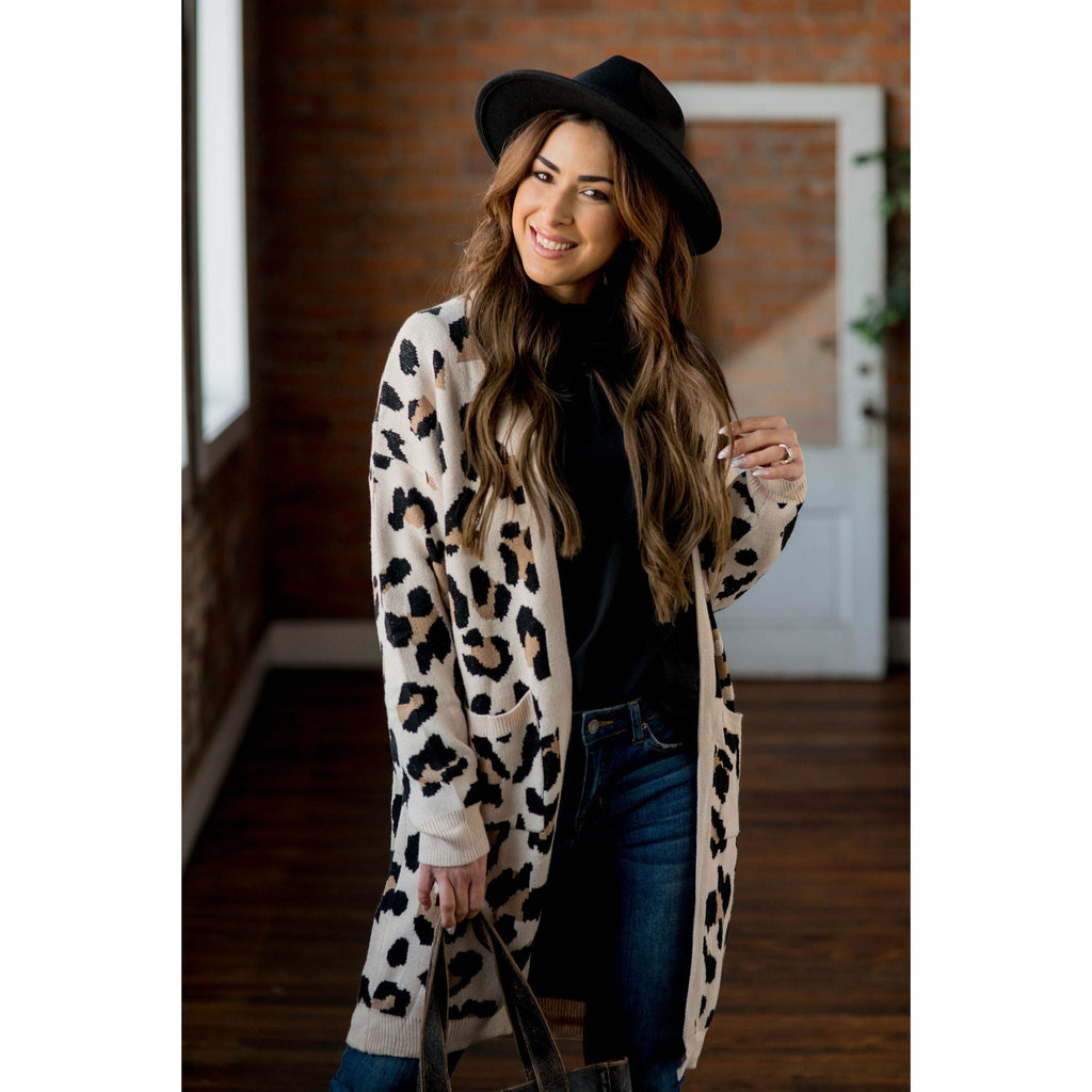 Safari Ready Leopard Tunic Cardigan - Betsey's Boutique Shop