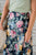 Scattered Roses Midi Skirt - Betsey's Boutique Shop -