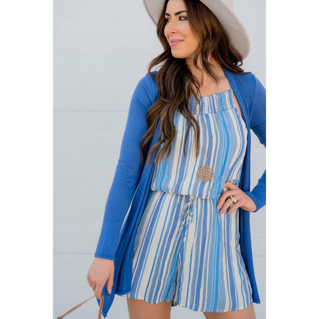 Color Stripe Romper - Betsey's Boutique Shop