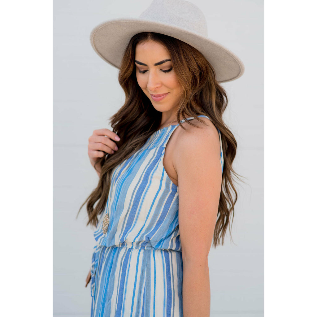 Color Stripe Romper - Betsey's Boutique Shop