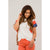 Color Blocked Sleeve Tee - Betsey's Boutique Shop - Shirts & Tops