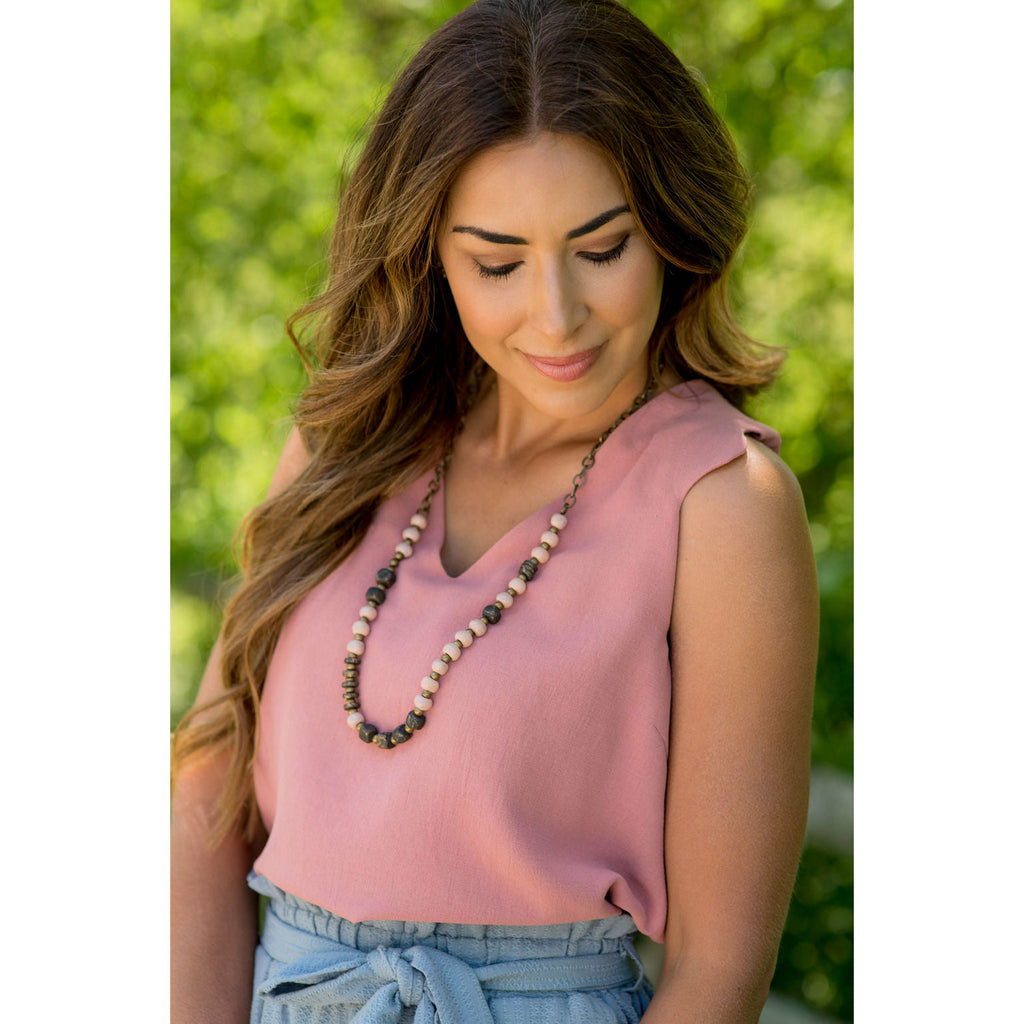 Triangle Trim Tank - Betsey's Boutique Shop