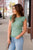 Patterned Knit Flutter Sleeve Tank - Betsey's Boutique Shop -