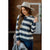Nautical Stripe Hoodie - Betsey's Boutique Shop - Shirts & Tops