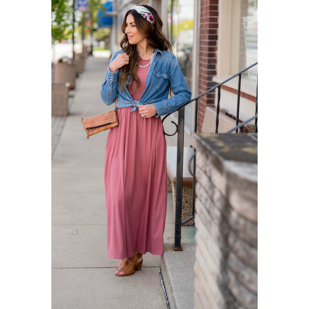 Basic Tank Maxi Dress - Betsey's Boutique Shop