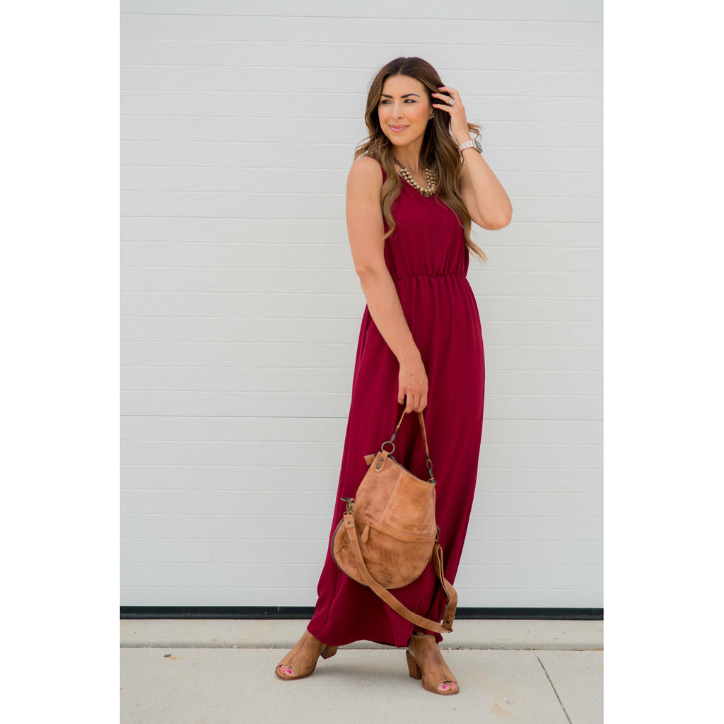 Woven Dressy Pocket Maxi - Betsey's Boutique Shop