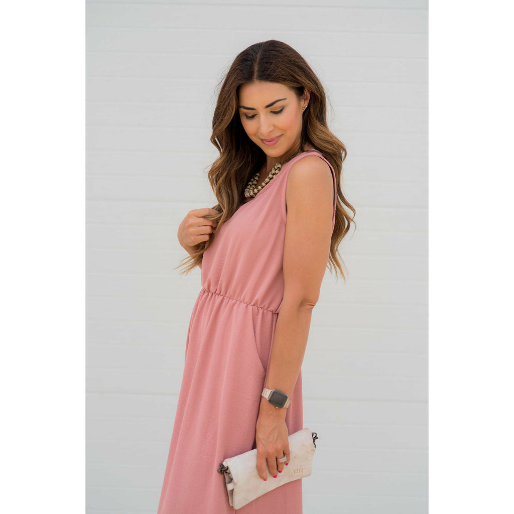 Woven Dressy Pocket Maxi - Betsey's Boutique Shop