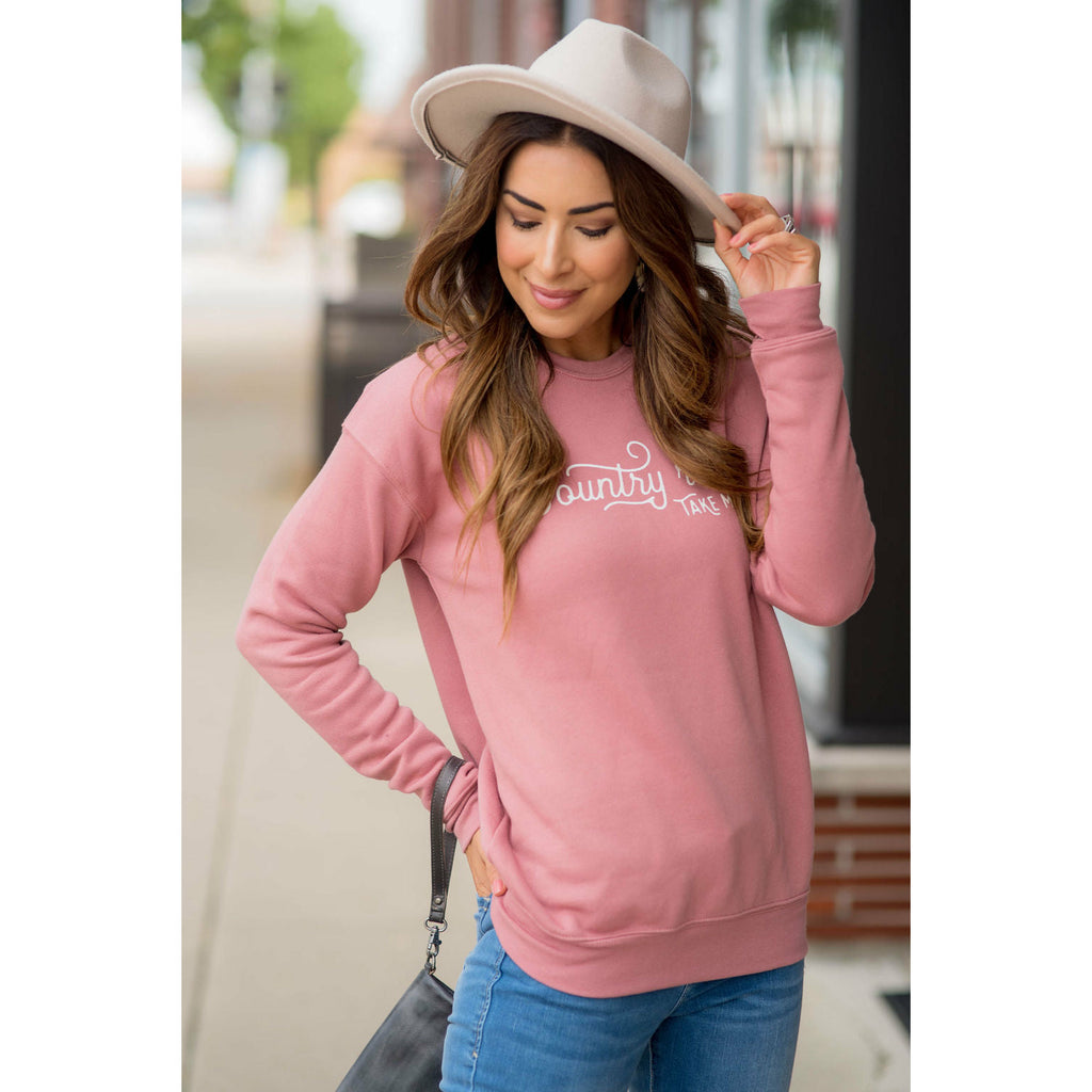 Country Roads Crewneck - Betsey's Boutique Shop