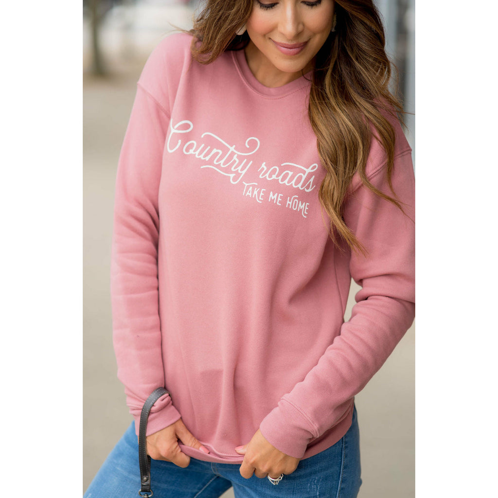 Country Roads Crewneck - Betsey's Boutique Shop