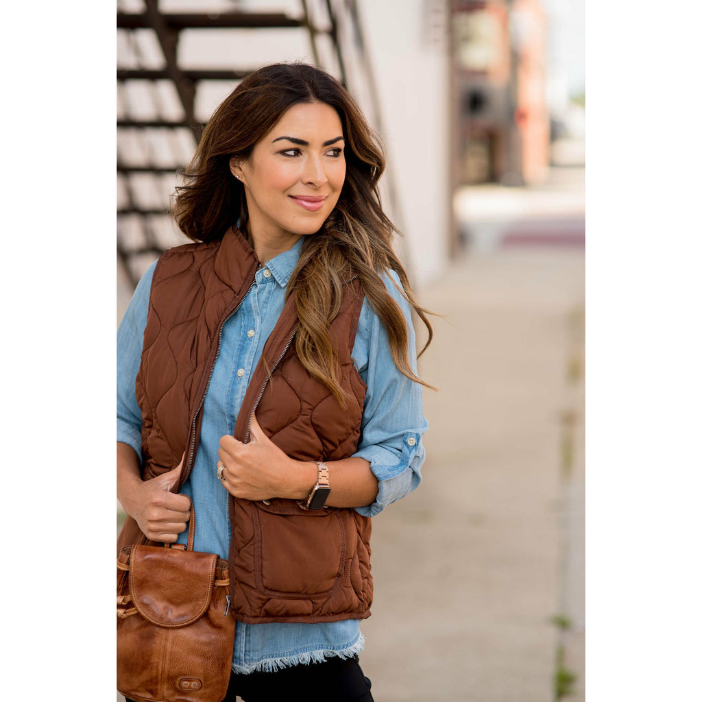 Pocket Puffer Vest - Betsey's Boutique Shop