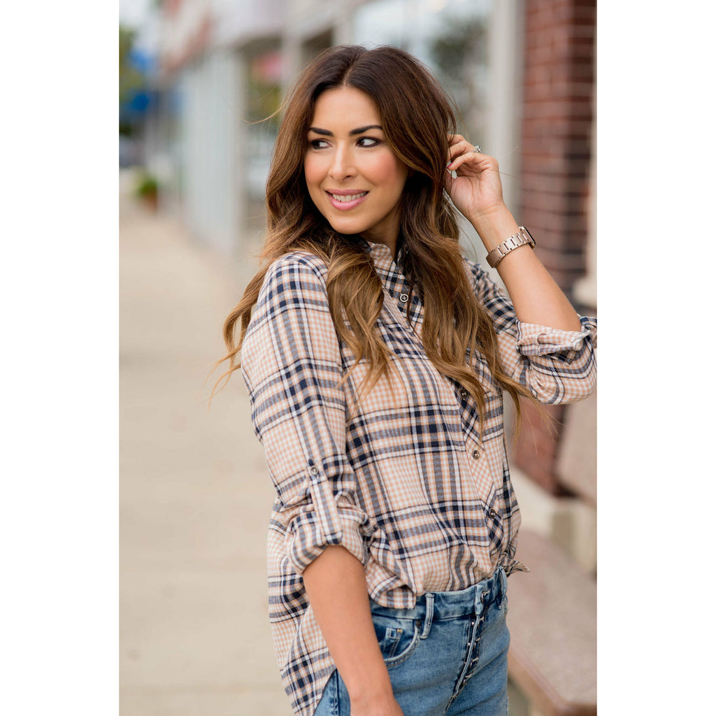 Rockin' Plaid Button Up - Betsey's Boutique Shop