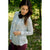 Striped Button Double Hoodie - Betsey's Boutique Shop - Shirts & Tops