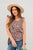 Scattered Blooms Ruche Accented Blouse - Betsey's Boutique Shop -