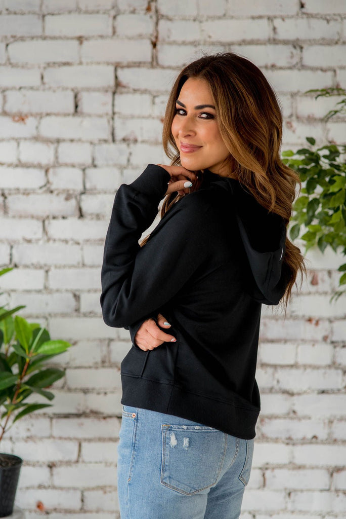 Everyday Half Zip Hoodie - Betsey's Boutique Shop -