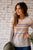 Muted Multi Striped Sweater Tee - Betsey's Boutique Shop -